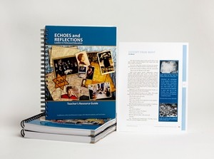 Echoes and Reflections Teacher's Resource Guide provides educators with materials for teaching Night